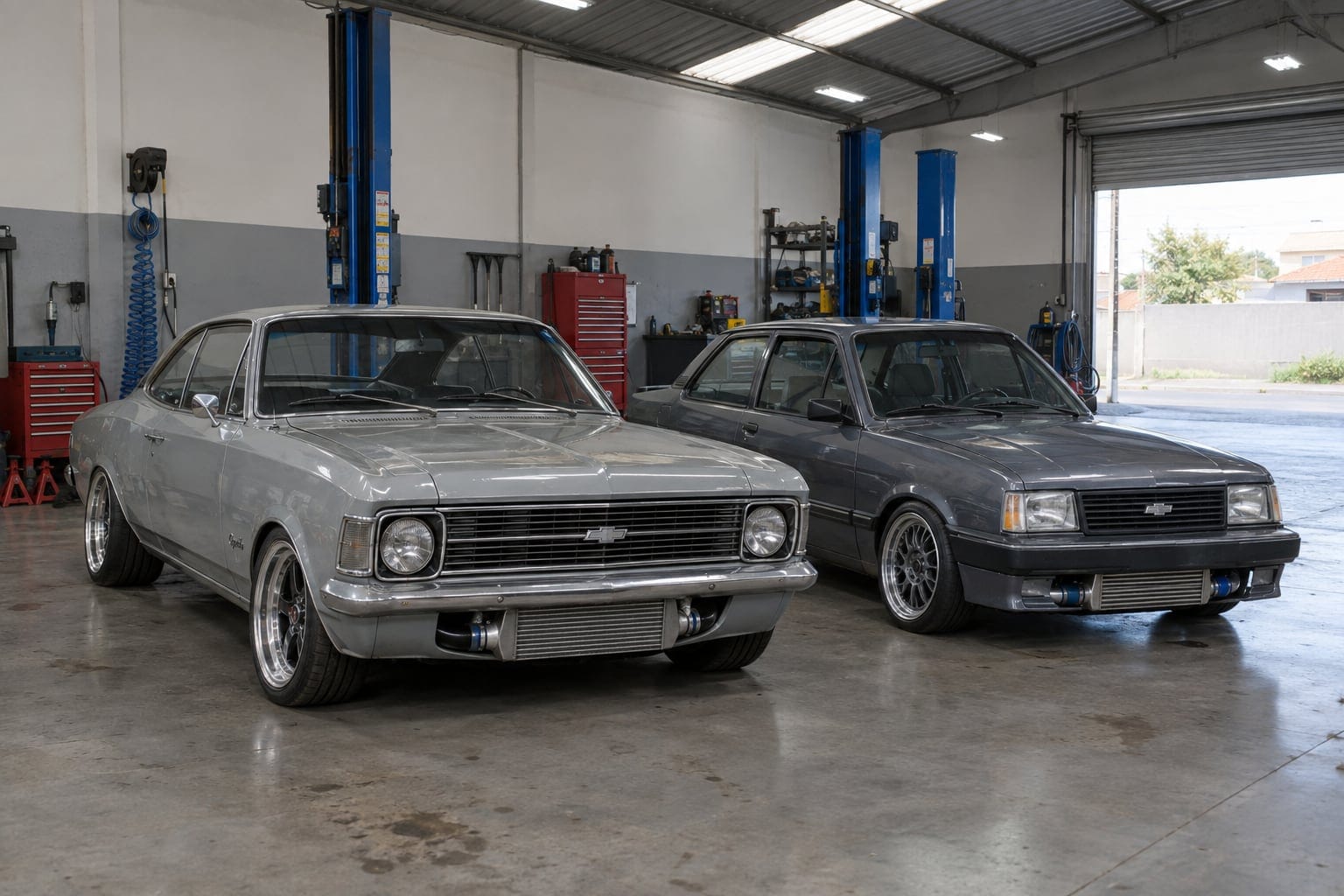Opala e Chevette turbo preparados
